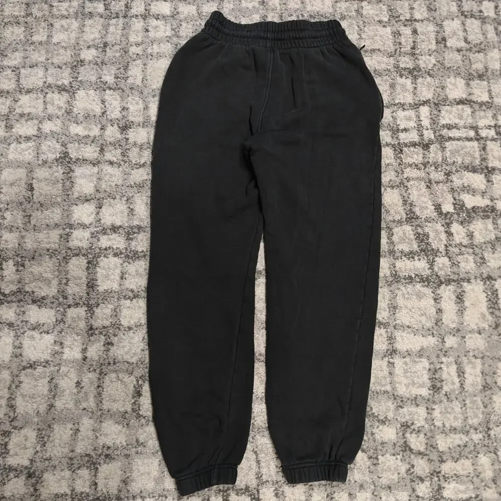 adidas Originals Anthony Edwards French Terry Sweatpants Joggers Black Men's XS